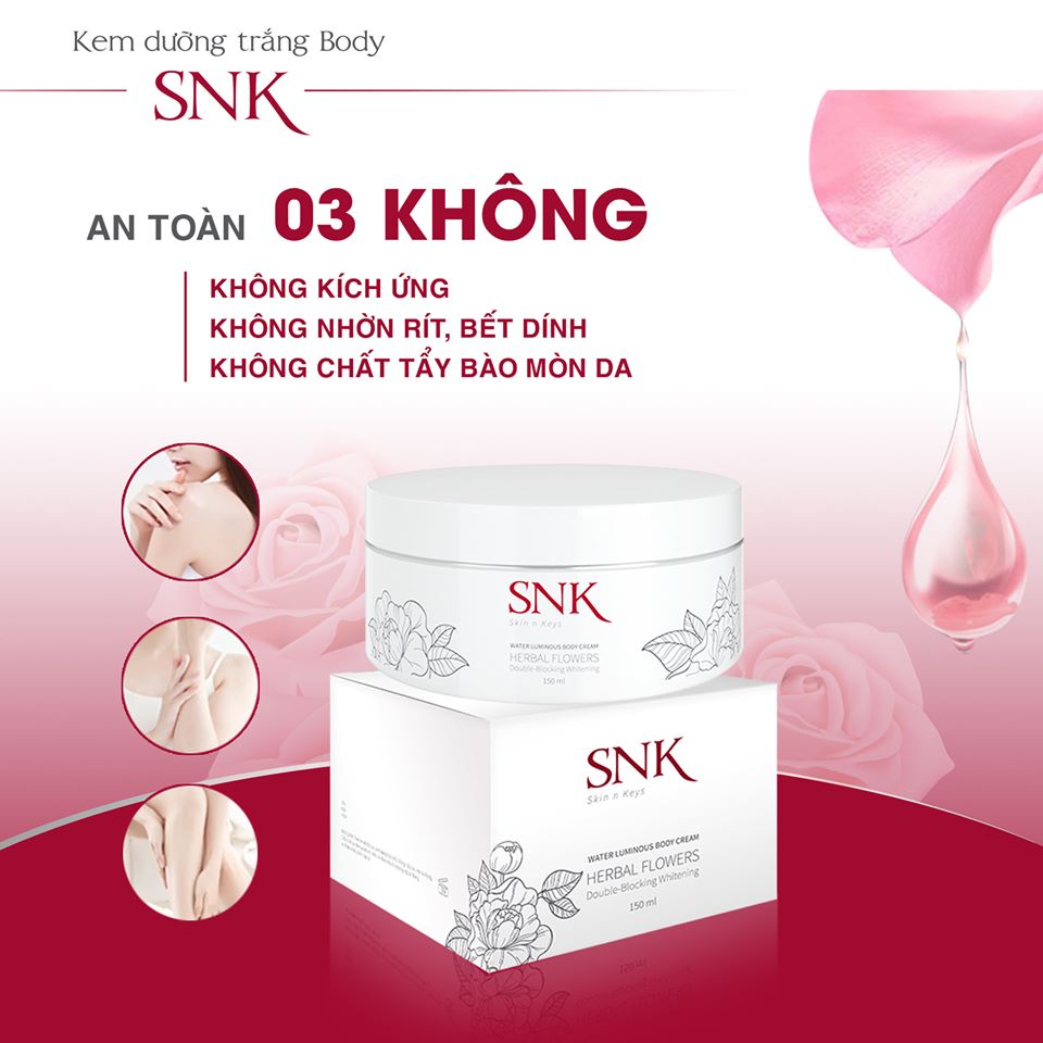 Kem dưỡng trắng cấp nước toàn thân Sắc Ngọc Khang cho làn da rạng rỡ (150ml)