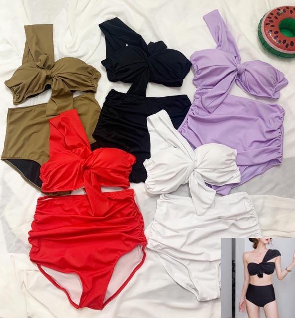 Bikini đồ bơi dây choàng vai cup ngang nâng ngực