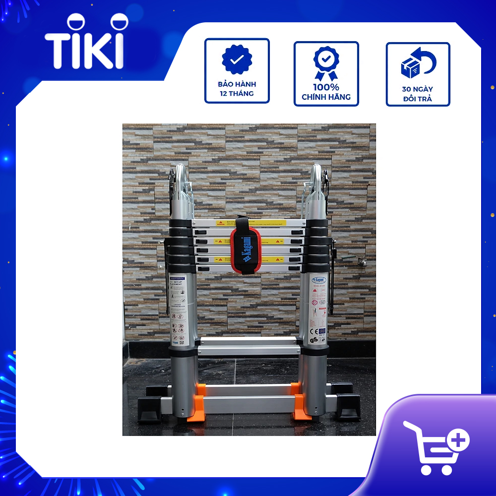 Thang Nhôm Rút Đôi Kagami KT-44AI - Hàng Nhập Khẩu Chính Hãng, Chắc Chắn, Bền Đẹp