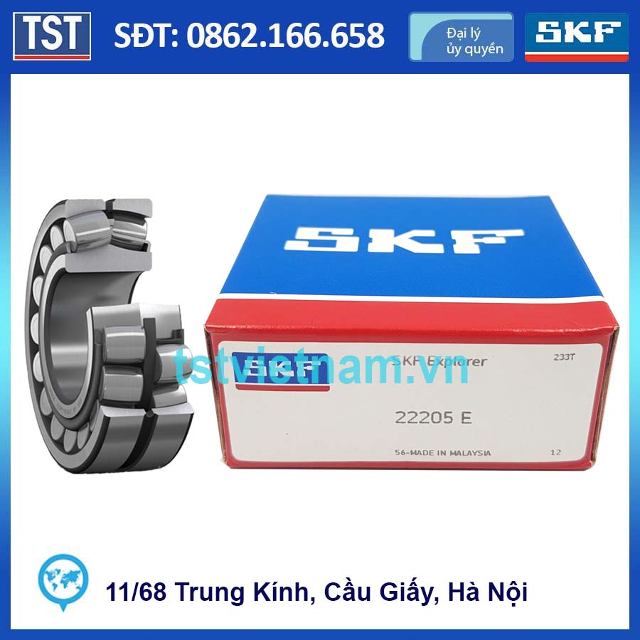 Vòng bi bạc đạn SKF 22205 E