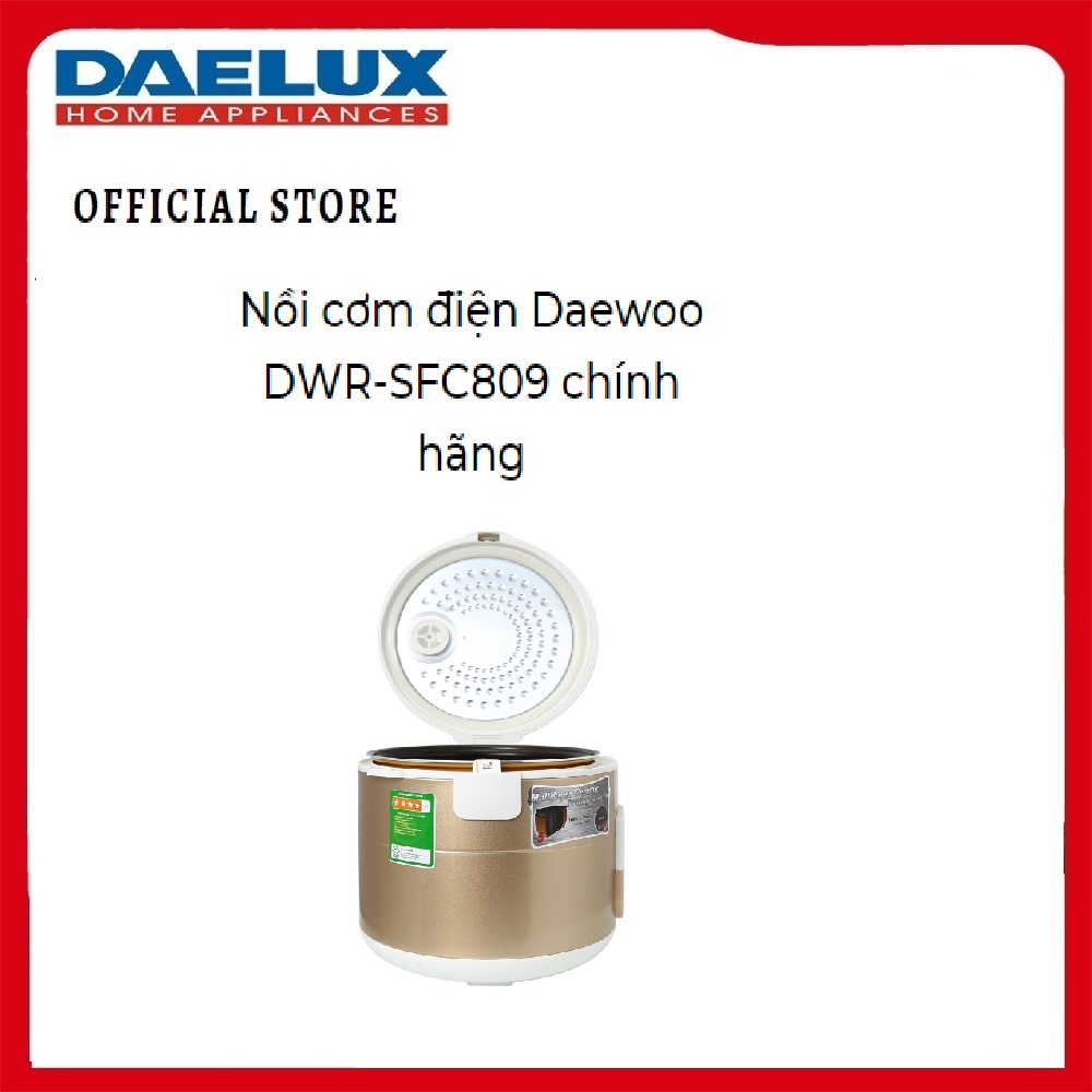 Nồi cơm điện Daewoo DWR-SFC809 hàng chính hãng