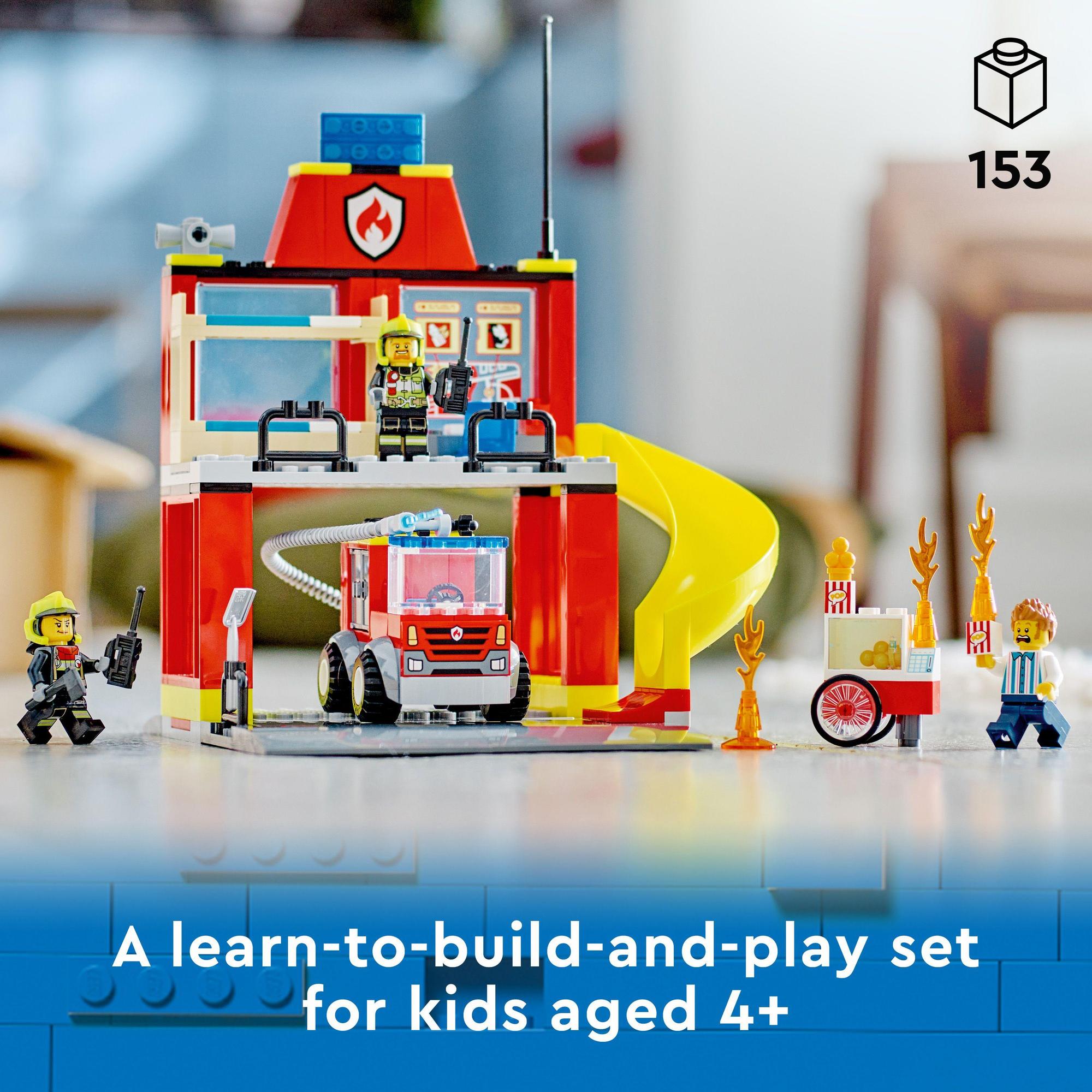 LEGO City 60375 Trạm Và Xe Cứu Hỏa