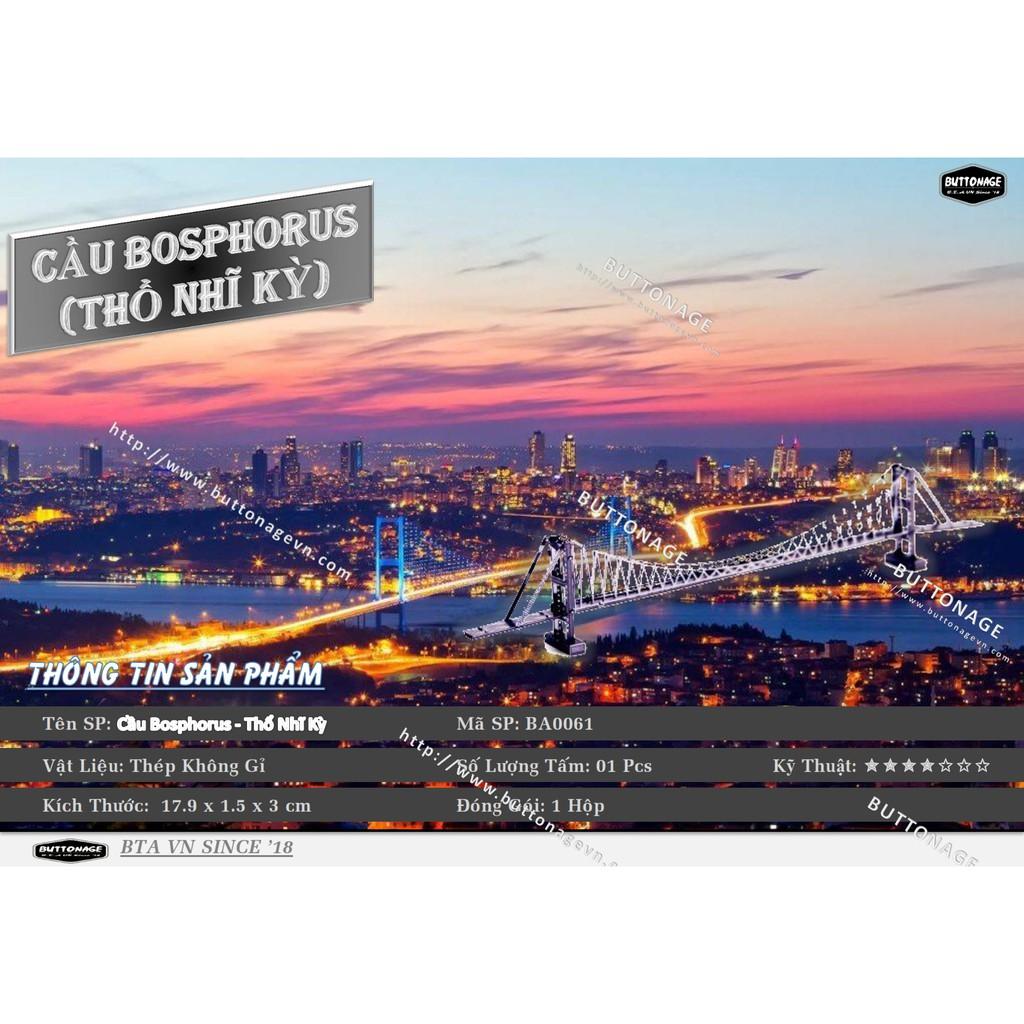 Mô Hình Lắp Ráp 3d Cầu Bosphorus - Thổ Nhĩ Kỳ