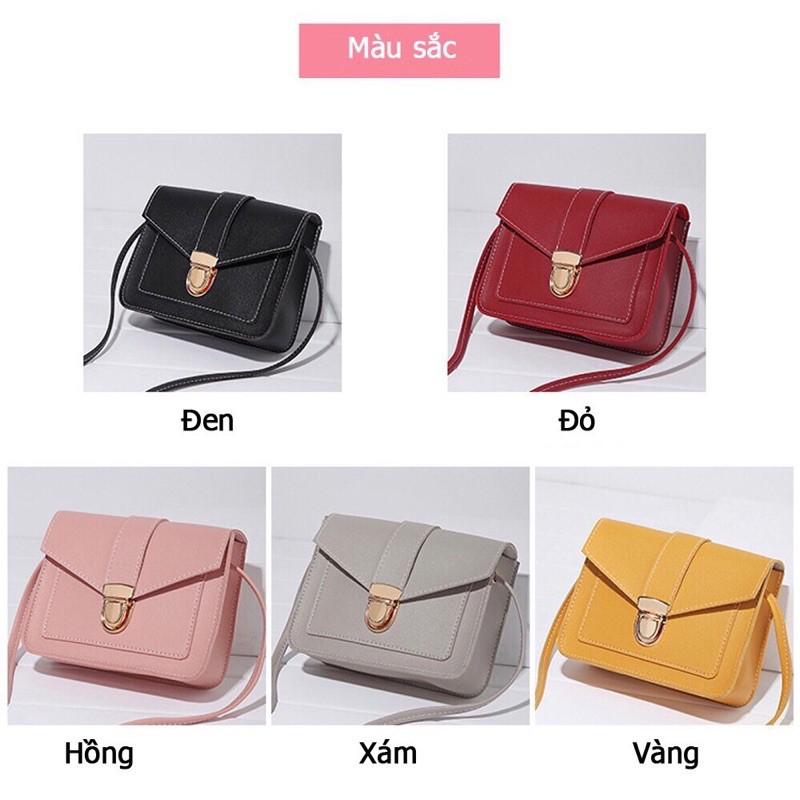 Balo thời trang, balo đi học, đựng laptop Túi Đeo Chéo Quảng Châu Khoá V Cổ Điển balo nữ vải