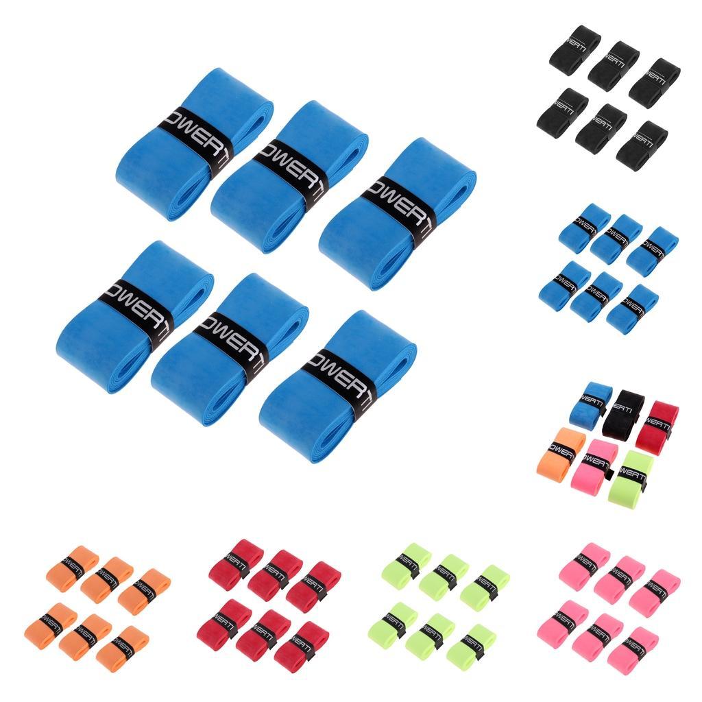 6 Pieces Tennis Badminton Squash Racket Grip Tape