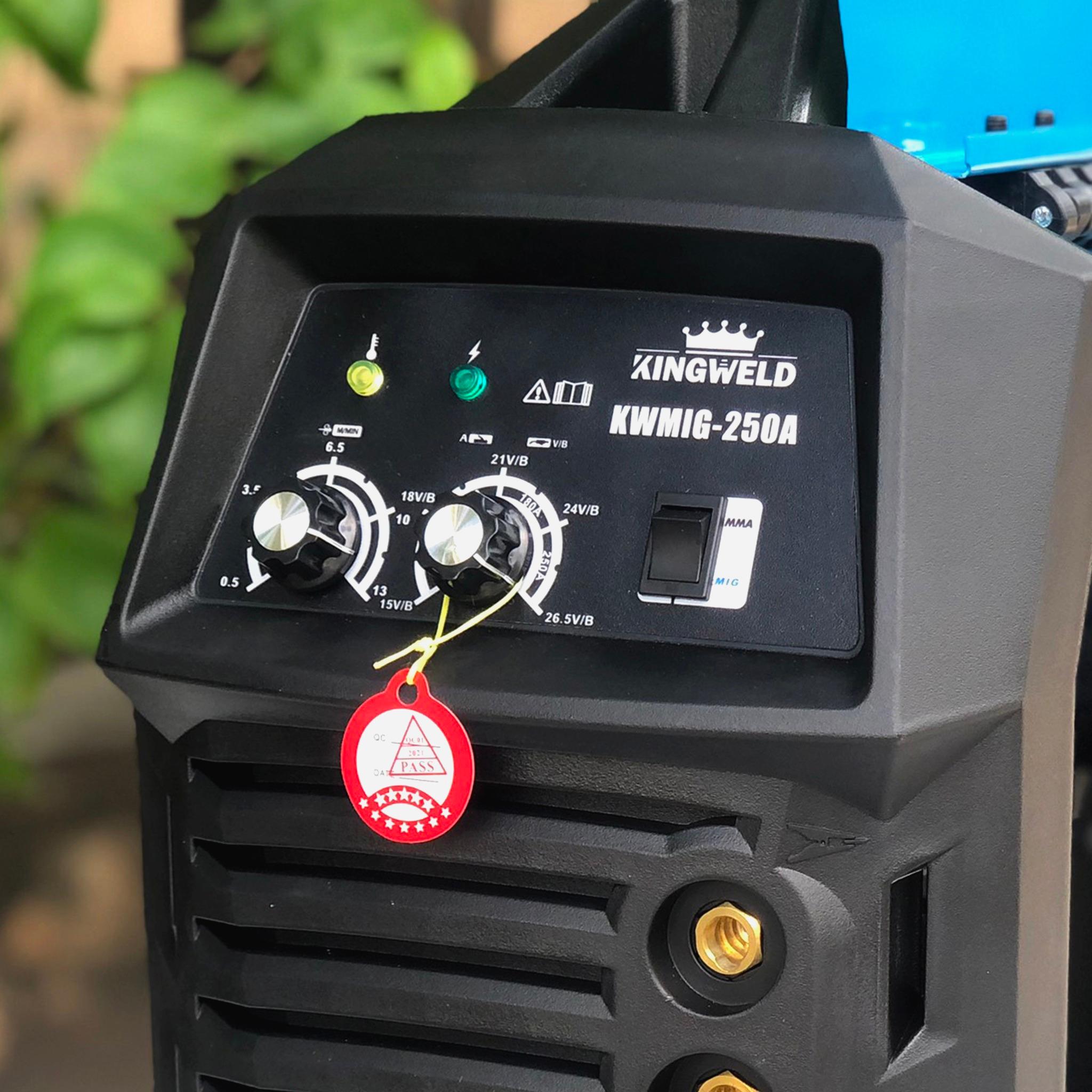 MÁY HÀN MIG 7.2KVA KINGWELD KW MIG-250A - HÀNG CHÍNH HÃNG