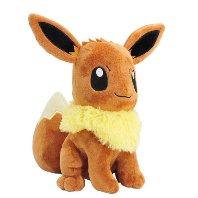 Gấu Bông Pokemon Eevee (Eevui) Nâu Siêu Dễ Thương (20cm---&gt;45cm) Nguyên Tem Nguyên Tag Pokemon Xịn Cao Cấp