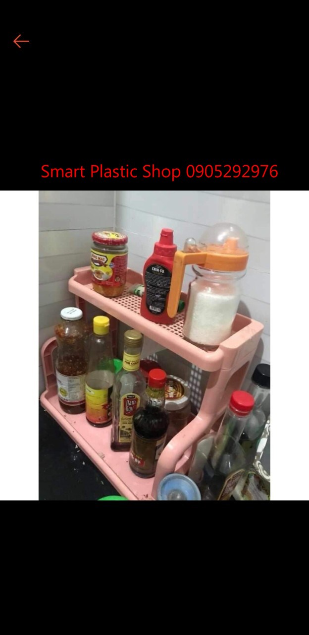 Kệ giá nhựa gia vị