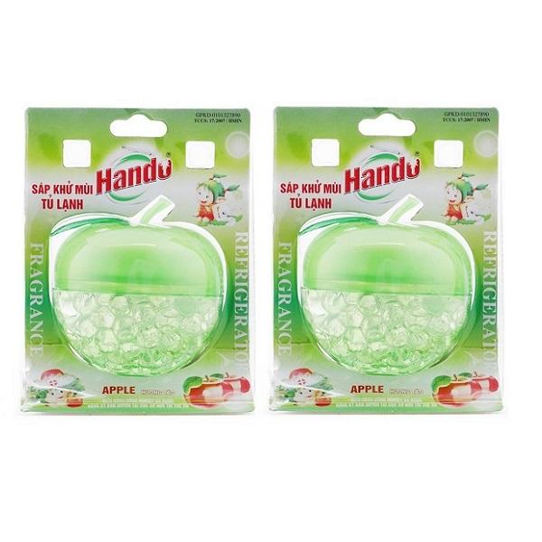 Bộ 2 Sáp thơm khử mùi tủ lạnh Hando 160g hương tươi mát