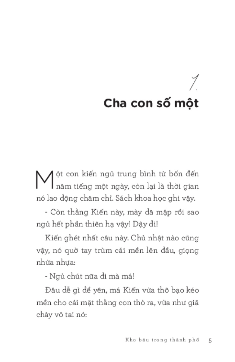 Văn Học Thiếu Nhi - Kho Báu Trong Thành Phố _TRE