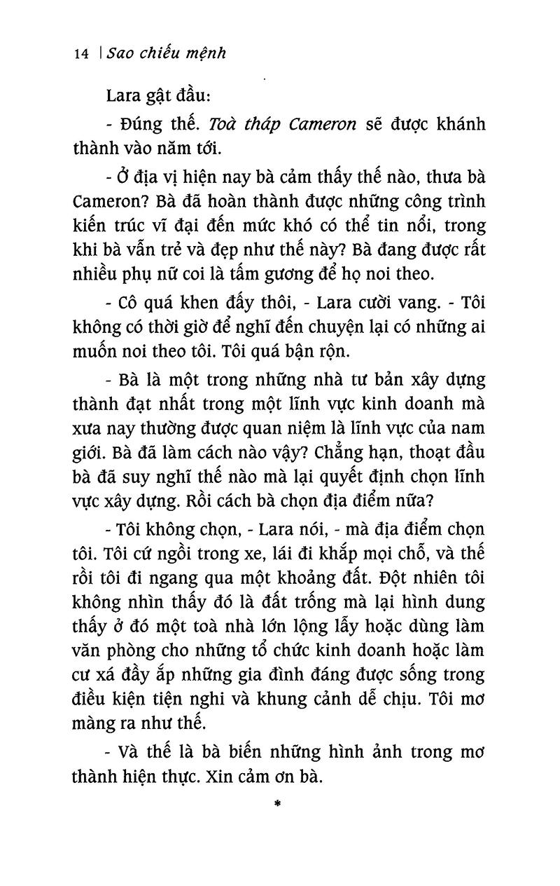 Sách Sao Chiếu Mệnh