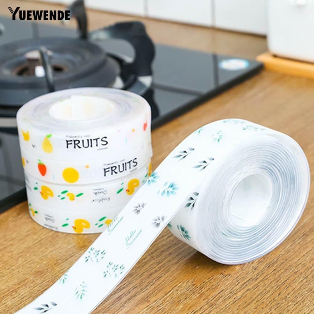 Cuộn Keo Dán Họa Tiết Đẹp Mắt Không Thấm Nước Viền Gạch Trang Trí Nhà Cửa Cho Nhà Bếp/Bồn Tắm