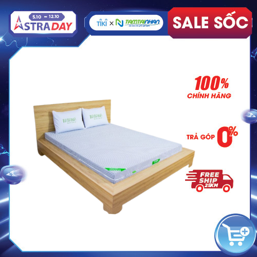 Nệm Cao Su Nhân Tạo TaTaNa Thẳng 160x200x10cm