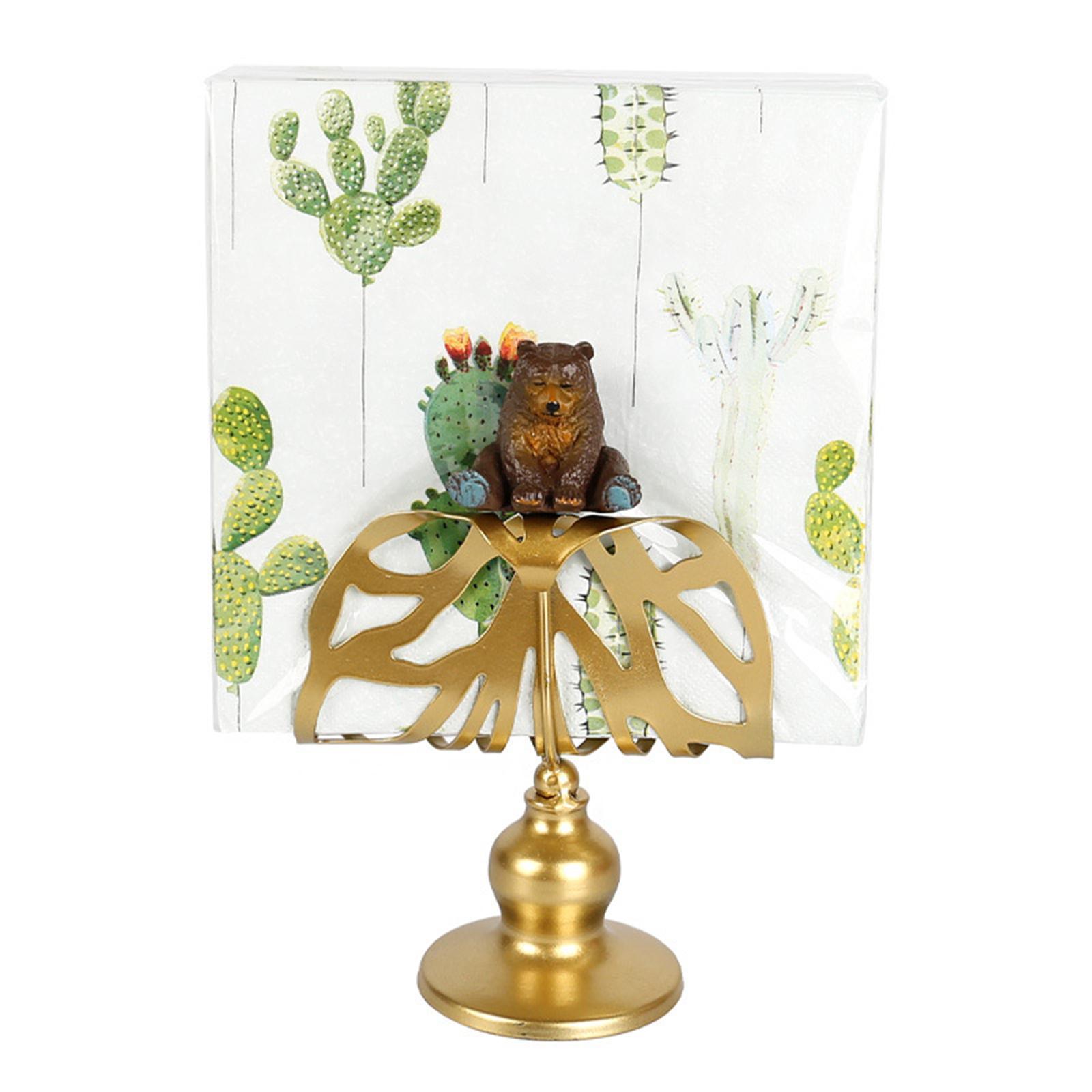 Paper Napkin Holder Tissue Dispenser Table Decoration for Countertop Party