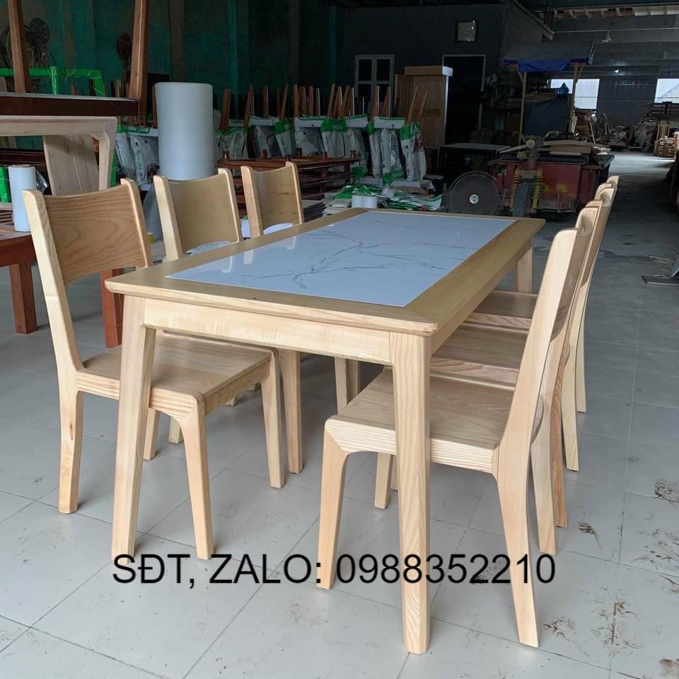 Bàn ăn gỗ sồi