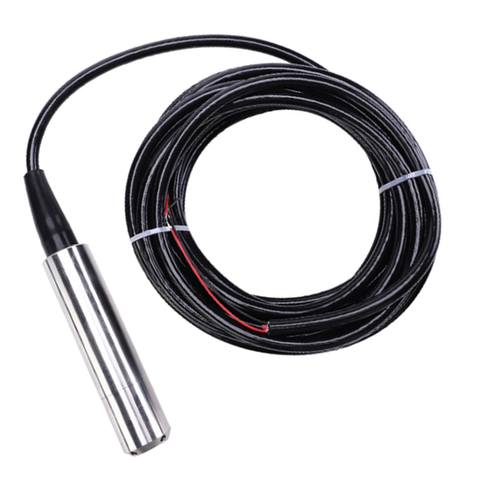 Submersible 5m Water Level Transmitter Sensor with Stainless Steel Probe