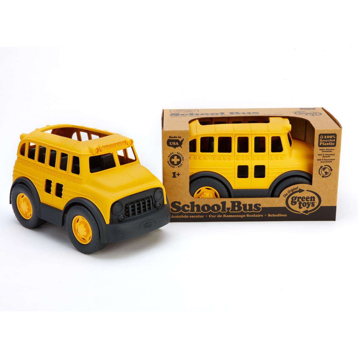 Đồ Chơi Xe School Bus Green Toys Cho Bé Từ 1 Tuổi
