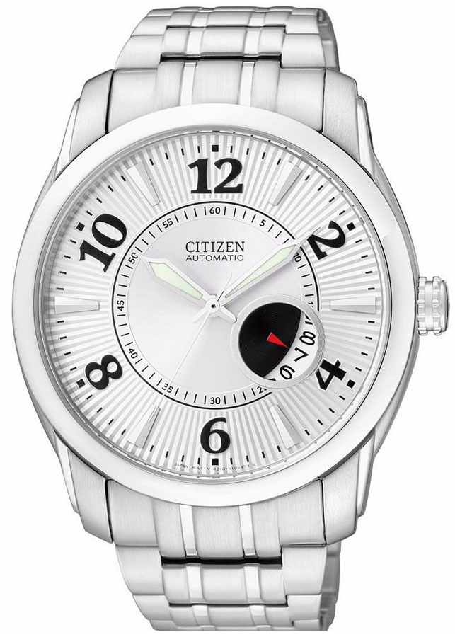 Đồng Hồ Nam Citizen Dây Thép Không Gỉ NJ0020-51B - Mặt Trắng