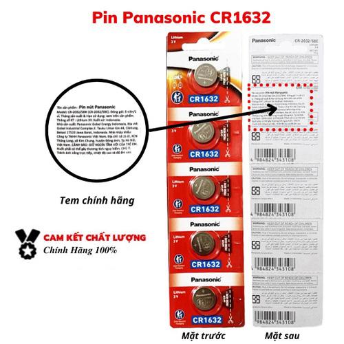 {Panasonic VN nhập khẩu} Pin Cúc Áo Panasonic CR1632 3V Lithium dùng cho đồng hồ, thiết bị điện tử...