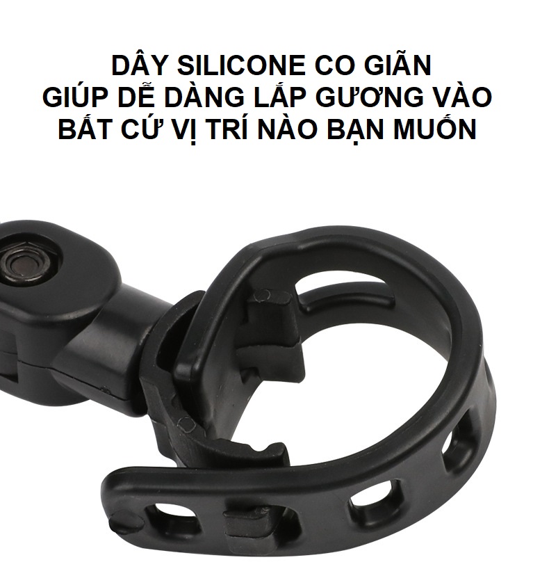 Bộ 2 Gương Chiếu Hậu Tròn dành cho Xe Đạp Thể Thao Địa Hình Xoay 360 Độ Giúp Đạp Xe An Toàn - Size lớn/nhỏ lựa chọn