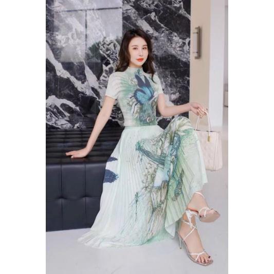 SÉT BỘ ÁO + CHÂN VÁY DẬP LY