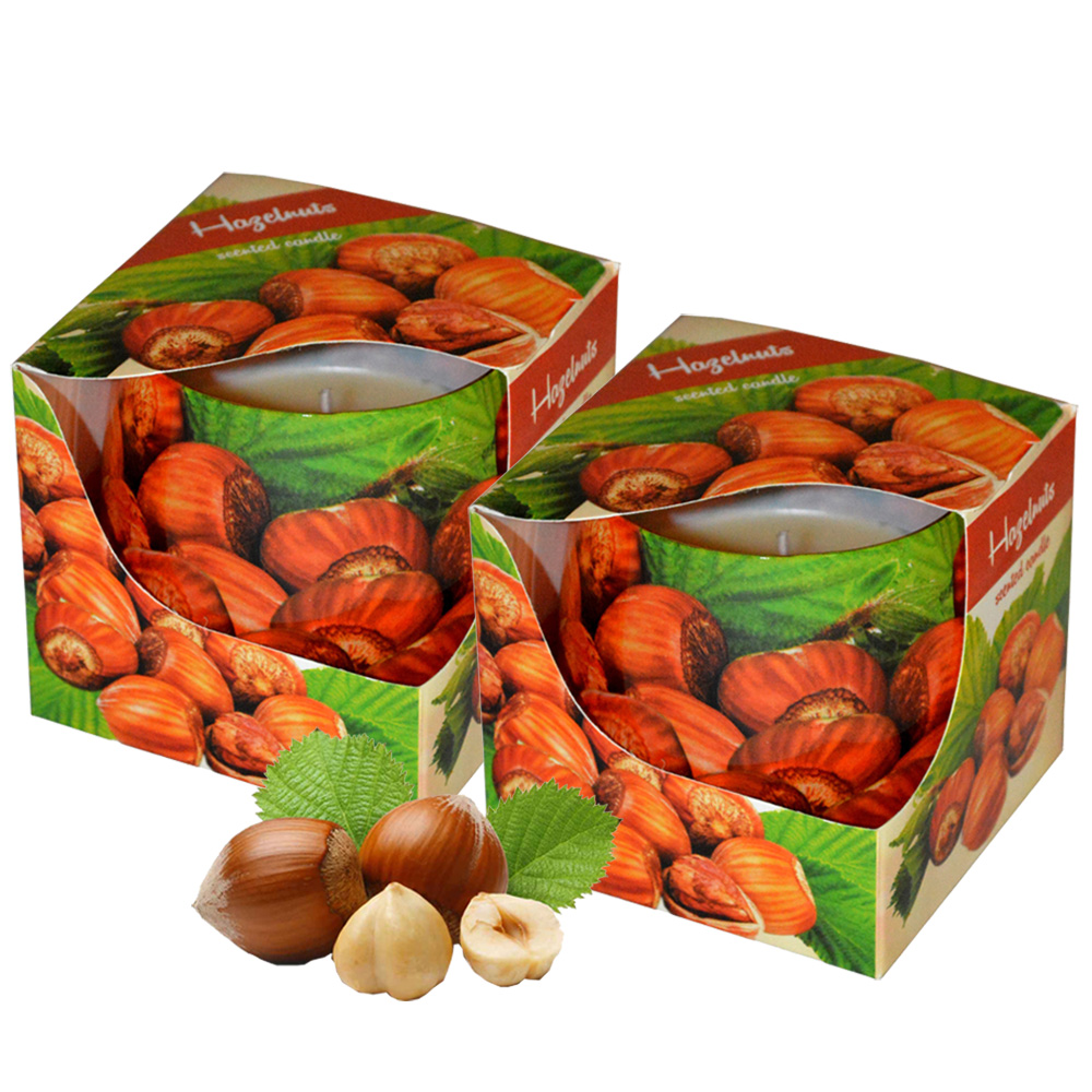 Combo 2 ly nến thơm tinh dầu Admit Hazelnuts 100g - hương hạt phỉ, nến trang trí, thơm phòng, thư giãn, khử mùi