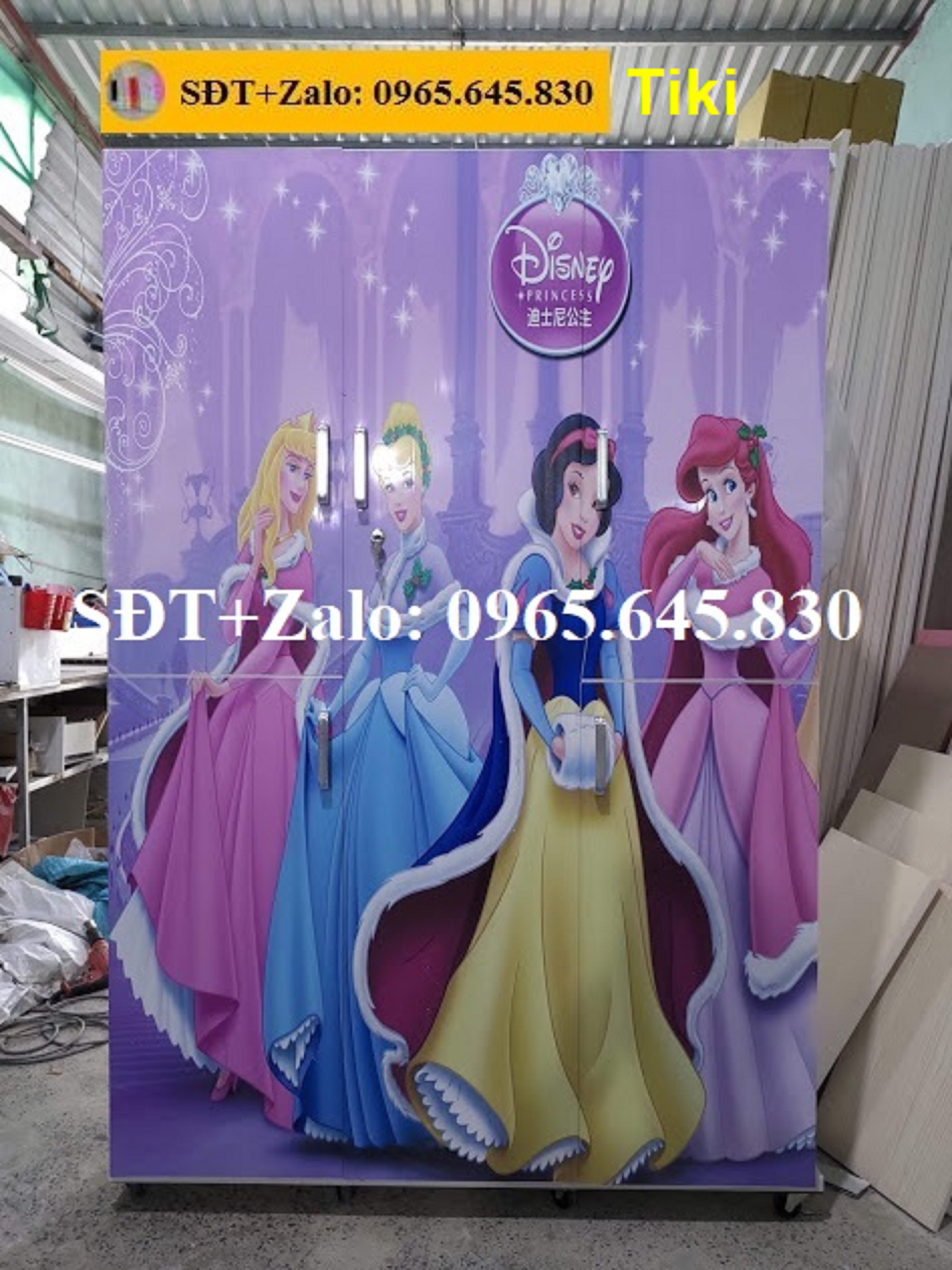 Tủ Nhựa Đài Loan 3 Cánh In 3D 449