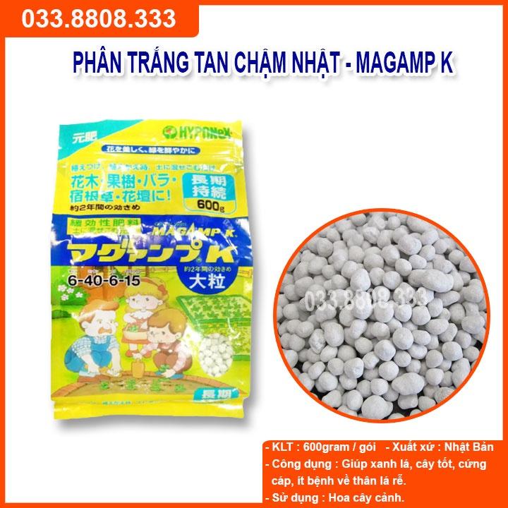 PHÂN BÓN  NHẬT BẢN MAGRAMP ( GÓI 600GRAM) CHUYÊN CHO HOA LAN CÂY CẢNH