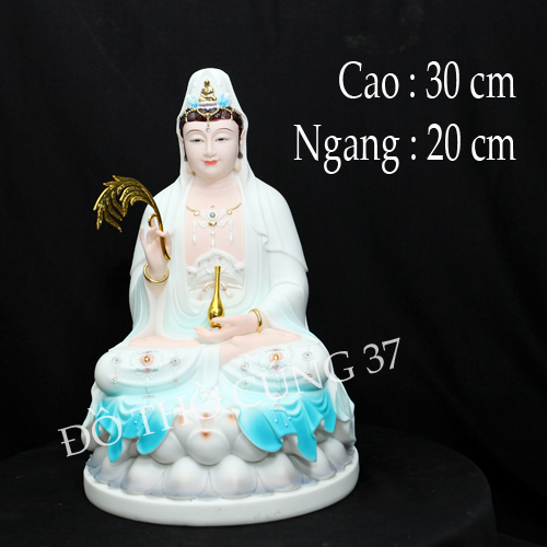 TƯỢNG  QUAN ÂM - CHẤT LIỆU BỘT ĐÁ + COMPOSITE HÀNG NHẬP KHẨU ĐÀI LOAN