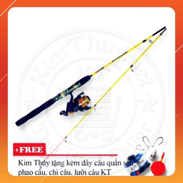 Bộ cần câu máy 2 khúc đặt ruột 1m8 kèm máy câu|do cau99|
