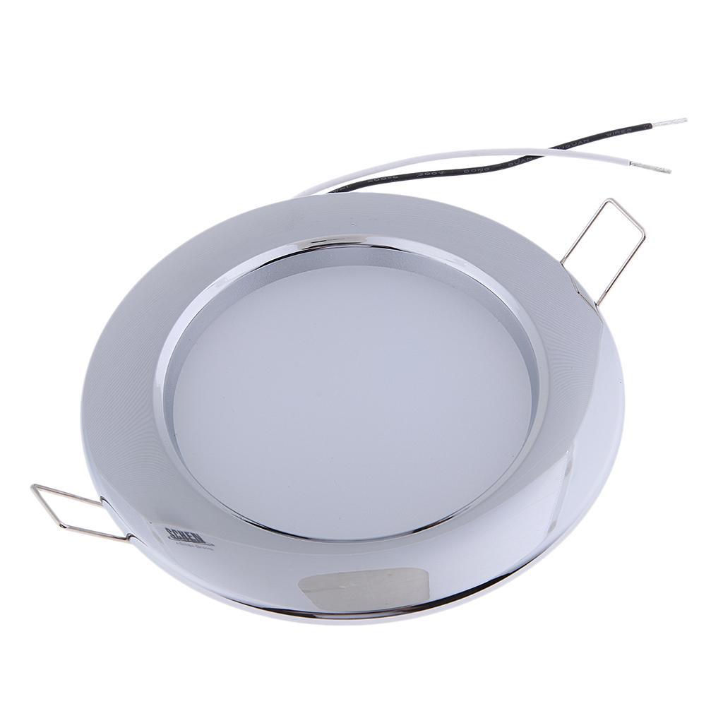 RV Boat Ceiling Dome Panel Light 12V 4.5W Downlight Cool White
