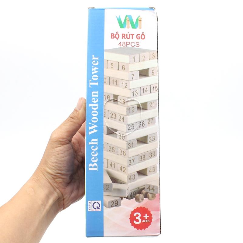 Đồ Chơi Rút Gỗ ViVi 346 (48 Chi Tiết)