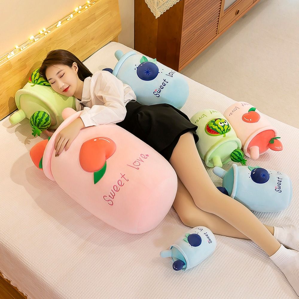 Thú Bông Trà Sữa Trái Cây Sweet Love Siêu Dễ Thương Hàng Cao Cấp (25cm---&gt;70cm) Gối Ôm Ly Trà Sữa Trái Cây Mềm Mịn Êm Ái Hot Trend
