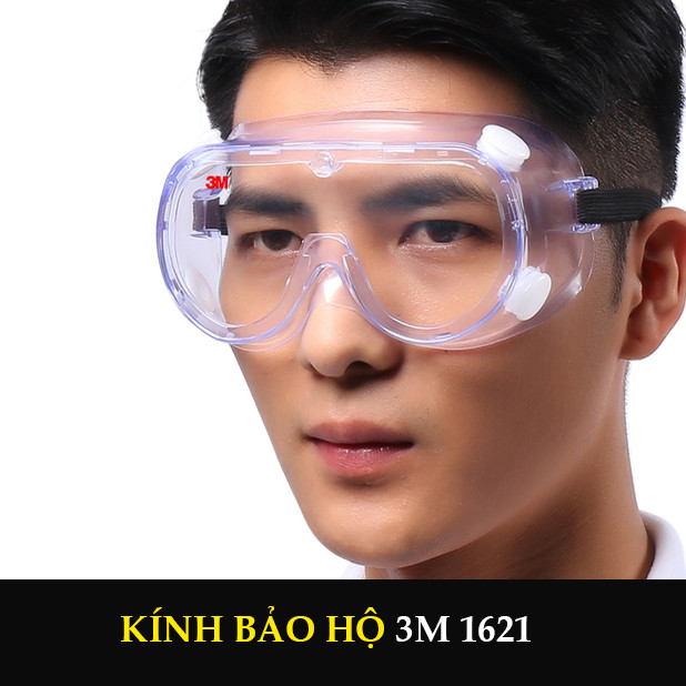 Kính 3M 1621 và 1621 AF, chống đọng sương, chống bụi, chống văng bắn