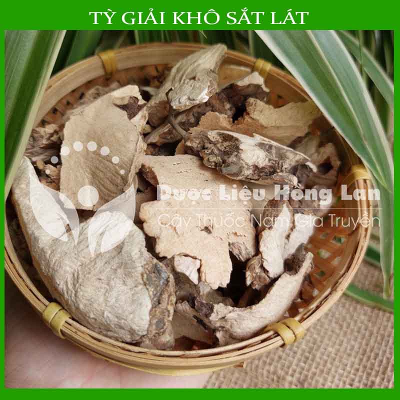 [THƯỢNG HẠNG] 500g Tỳ Giải sấy khô loại 1 - (loại to, thơm, trắng, không chất bảo quản)