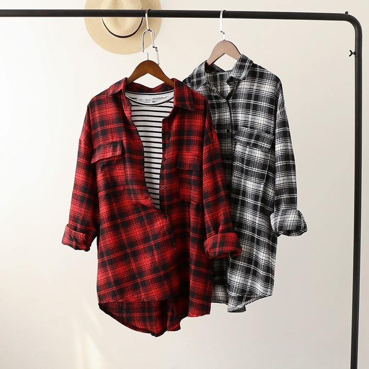 ÁO SƠ MI UNISEX FORM DÀI RỘNG THÍCH HỢP KHOÁC NGOÀI