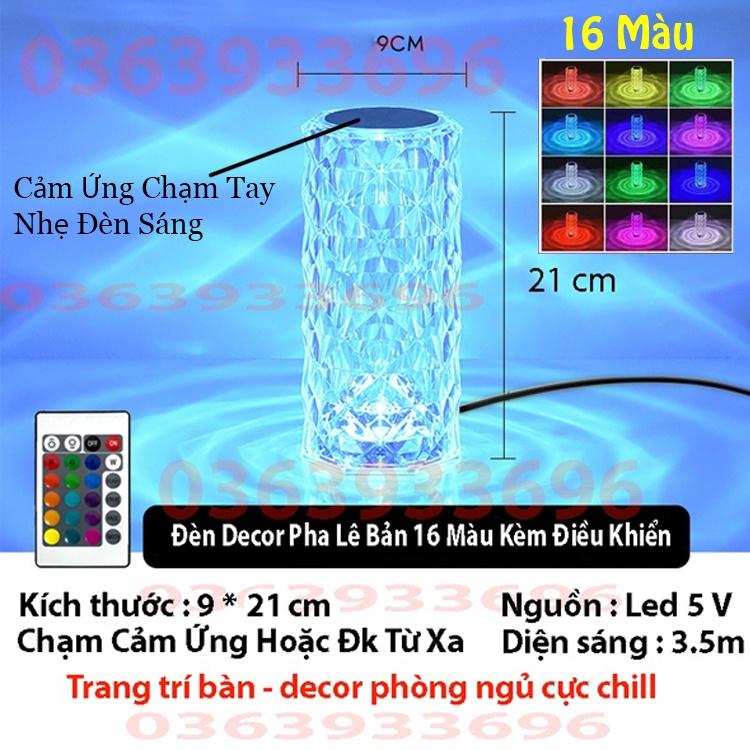 Đèn Ngủ Pha Lê Để Bàn Phong Cách Tây Ban Nha Lãng Mạn