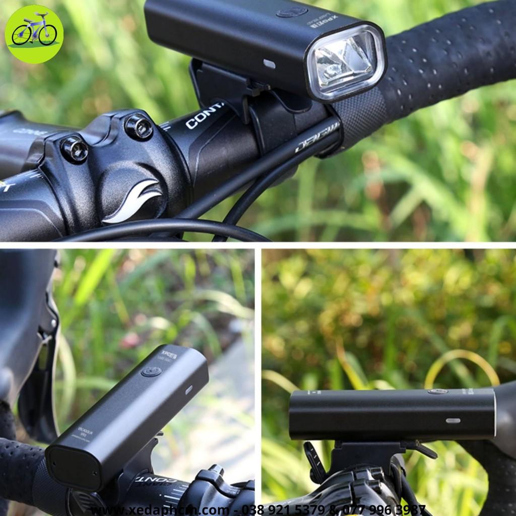 Đèn xe đạp siêu sáng chống nước với độ bền cao, Sạc USB pin 2000mAh