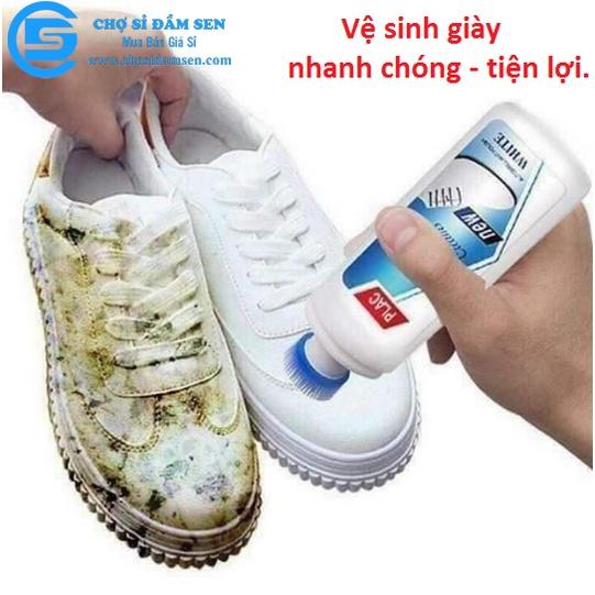 Chai chà Giày PLAC đa năng nước tẩy trắng giày Thần thánh dễ sử dụng 100ml GD265-NLGIAY