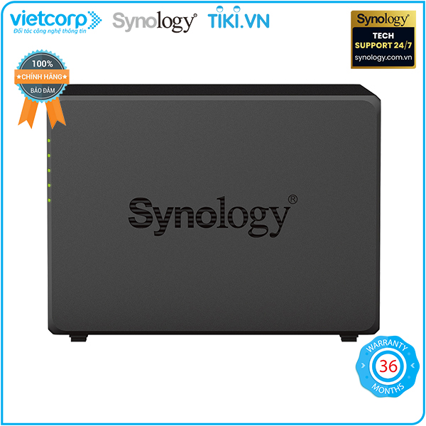 Thiết bị lưu trữ NAS Synology DS923+ (Đen) - Hàng Chính Hãng