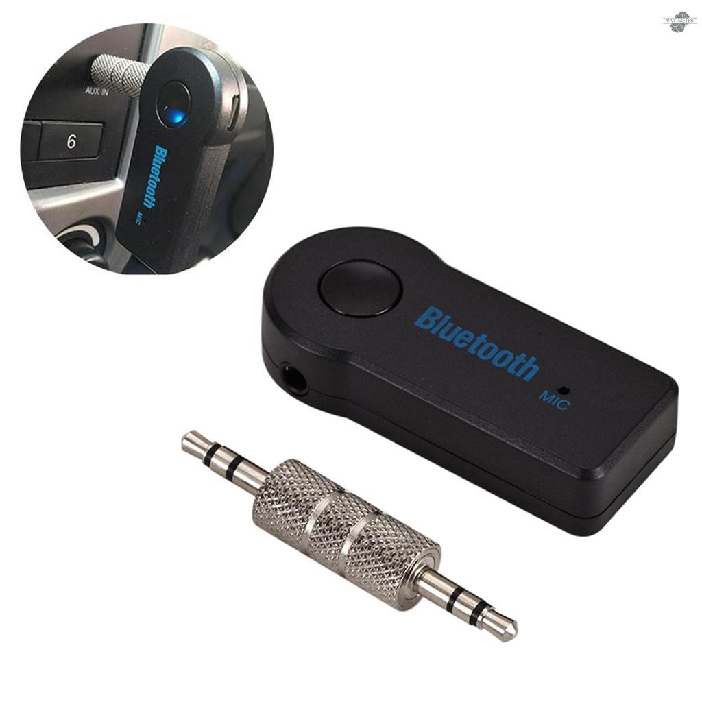 Car AUX BT 5.0 Audio Receiver Hands-free Car Kit Wireless Music Adapter with Microphone for Car Stereo Speaker