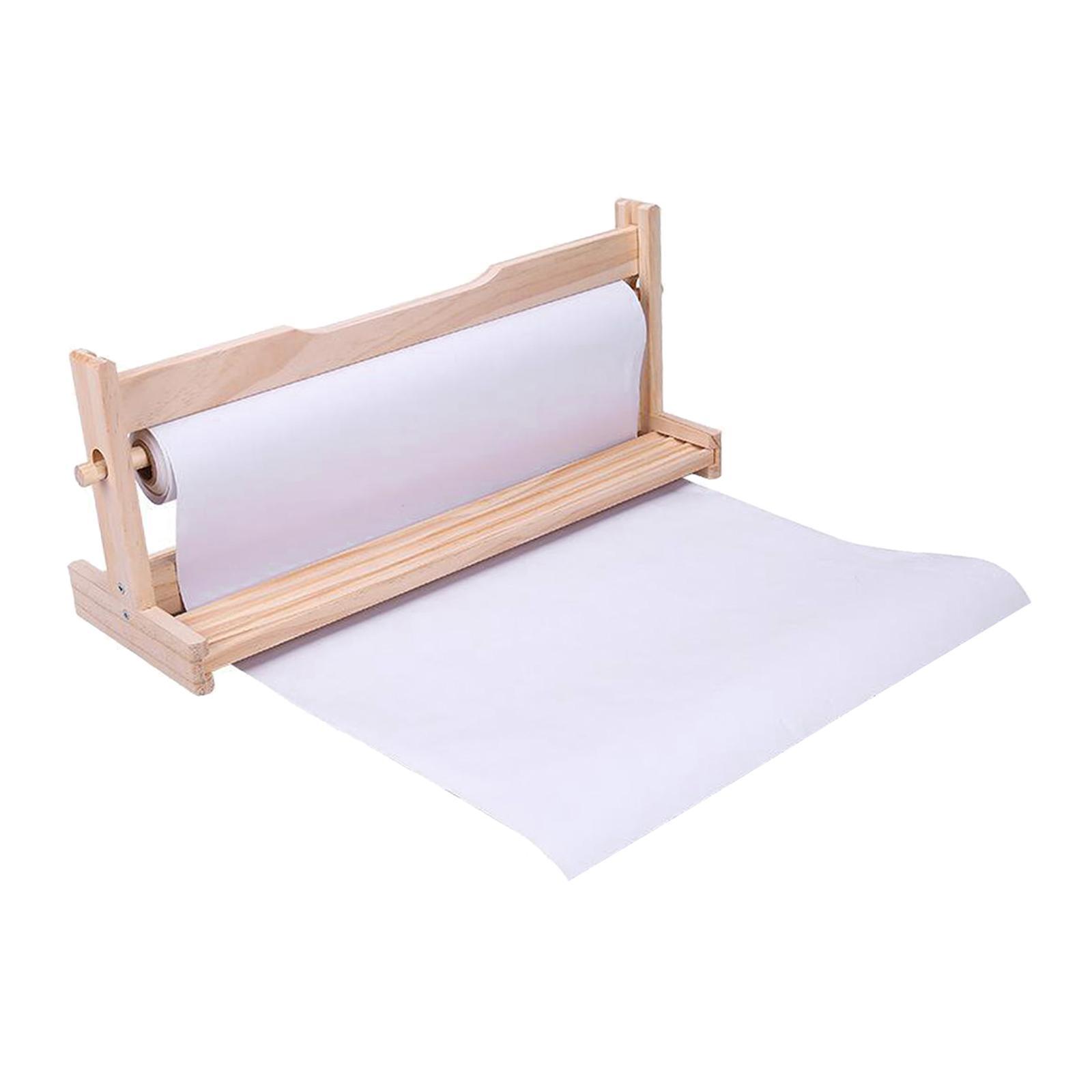 2x Paper Roll Dispenser Arts Crafts Easel Paper Roll for Kids Sketching Painting