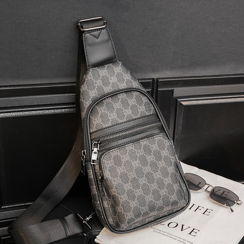 2021 new Korean men's outdoor cycling backpack men's bag chest bag bag shoulder bag casual tide messenger bag