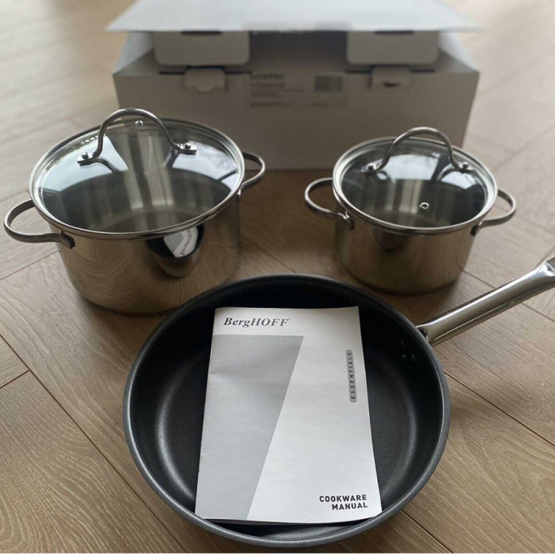 Bộ nồi inox Bosch HEZ9SE030 3 món