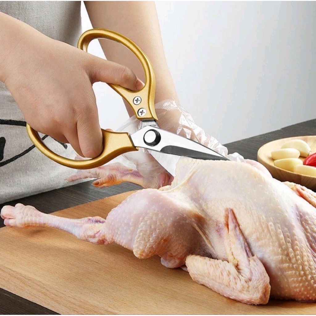 Kéo nhà bếp đa năng , kéo cắt thực phẩm bắng thép SK5 , chất lượng cao cấp