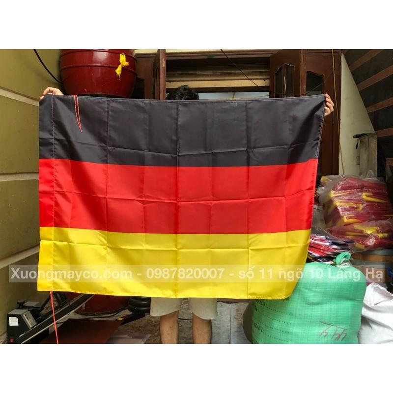 Quốc kỳ Đức 1x1,5m in thẩm thấu 1 lớp vải