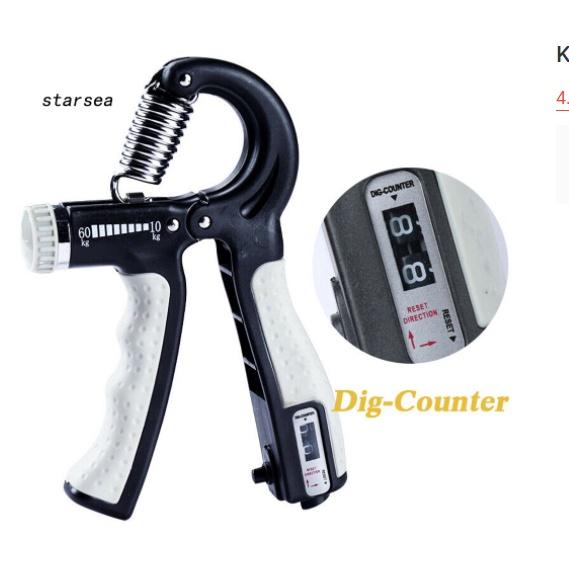 Kìm Bóp Tay Kìm Tập Cơ Tay Dụng Cụ Tập Gym Tại Nhà Điều Chỉnh Lực 10-60kg Có Đếm số tự động