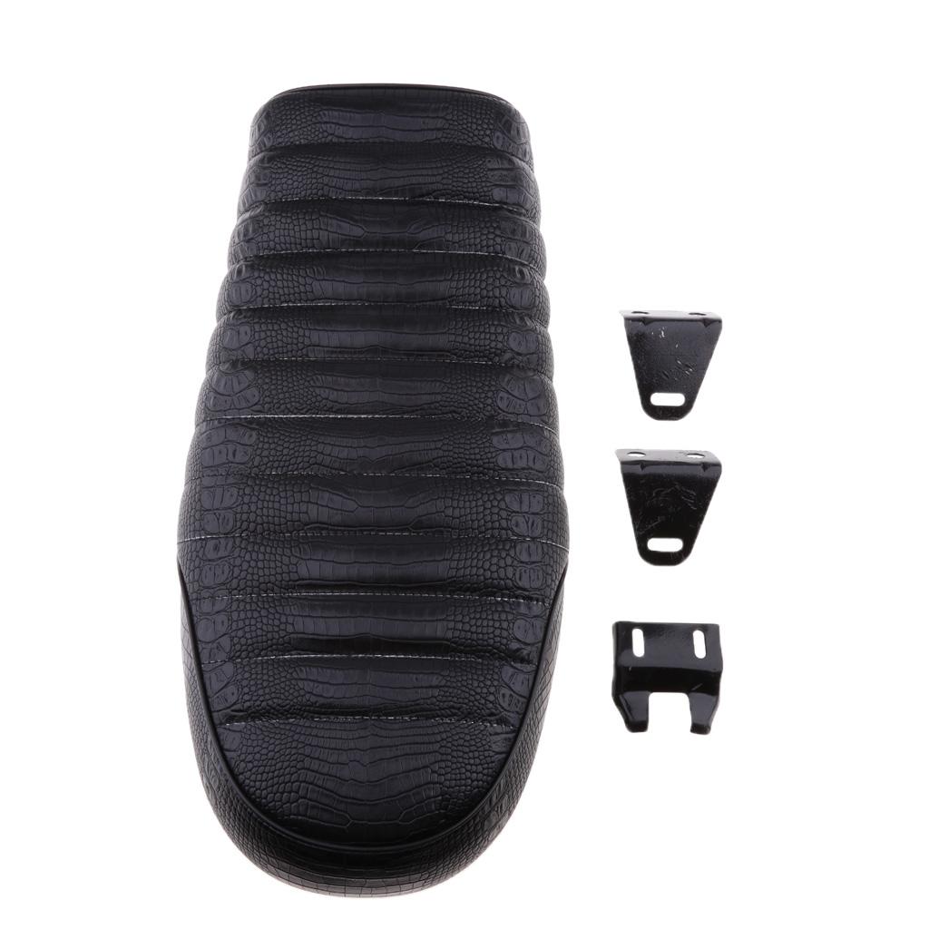 Retro Flat Motorcycle Cafe Racer Seat For Honda Yamaha Suzuki Kawasaki