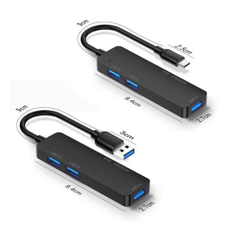 Bộ Chia Cổng ANKNDO Usb 3.0 Hub Type C 5 Trong 1 Tf Sd Cho laptop táo