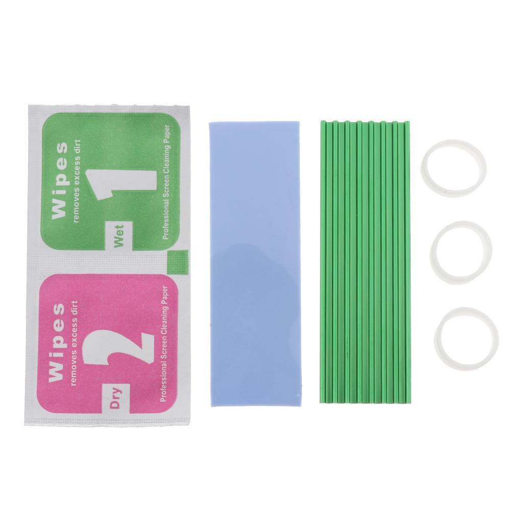 M.2 2280 NVME SSD Solid State Drive Heat Sink Thermal Pad Cooling Set Green